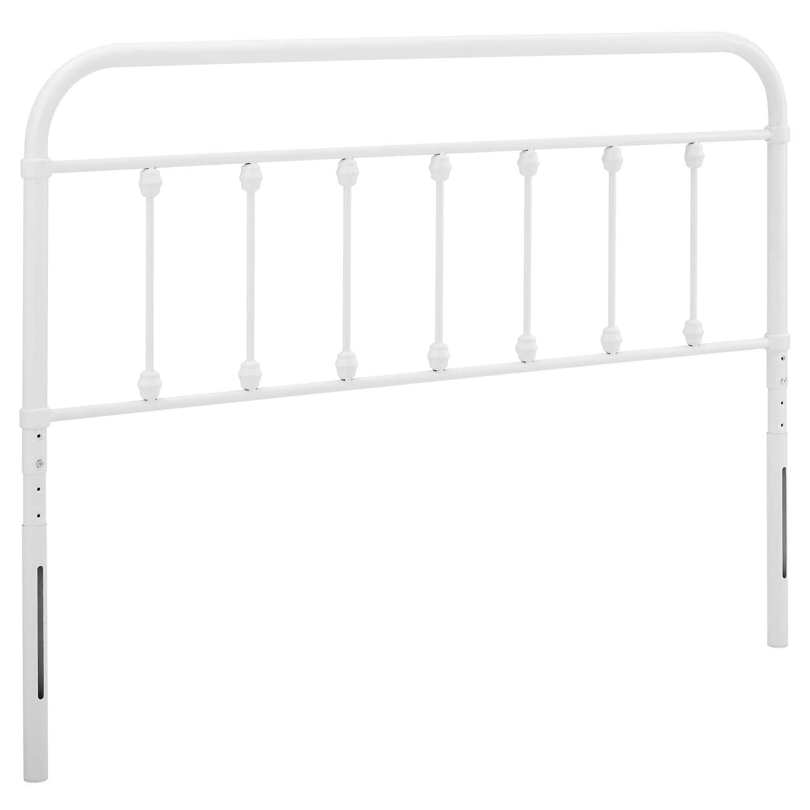 Modway Mod-6153-Whi Sage Full Metal Headboard, White